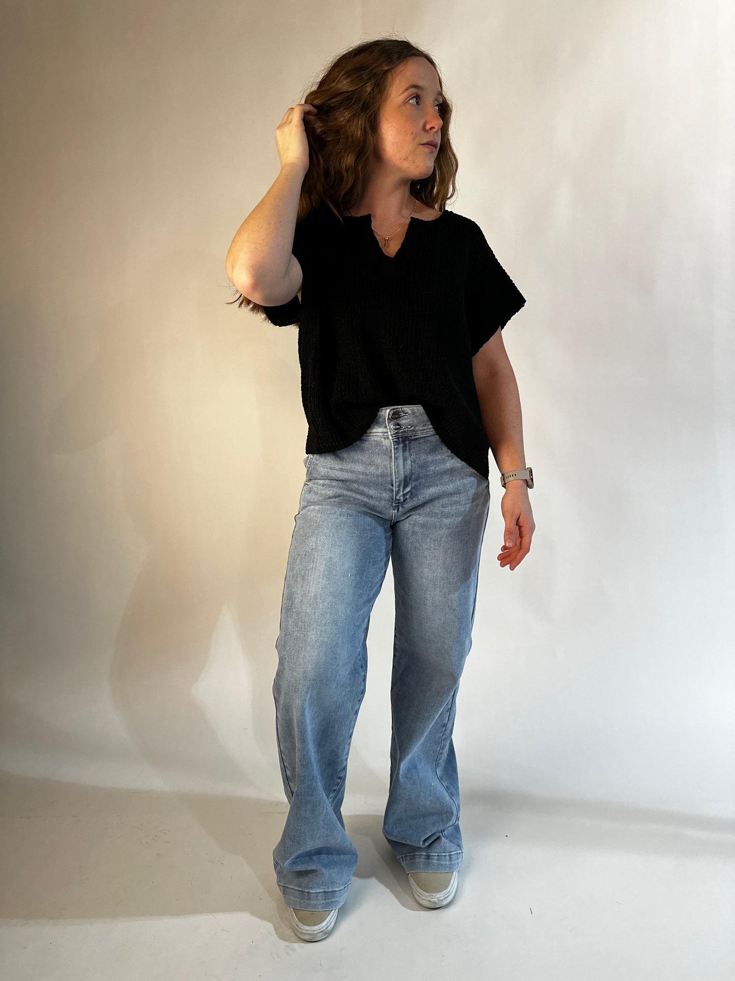 Axel High-Rise Wide Jeans (Light Wash)